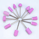 12x/Set Nail Art Manicure Tool Ceramic Drill Bits Burs Polishing Grindin GBV