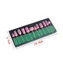 12x/Set Nail Art Manicure Tool Ceramic Drill Bits Burs Polishing Grindin GBV