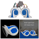 12V 110db Car Truck Lorry Boat Snail Compact Dual Tone Siren Loud Air SGX