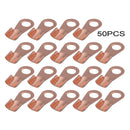 Wire Crimp Copper Ring Lug Car Cable Terminal Connector Lead Assortment 50x LIR