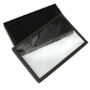 100 Jewelry Ring Display Organizer Case Tray Holder Earring Velvet Storage PUU