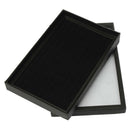 100 Jewelry Ring Display Organizer Case Tray Holder Earring Velvet Storage PUU