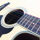 2 Set of 12pcs Replacement Steel Rainbow Colour Folk Acoustic Guitar Strings