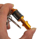 5PCS Novelty Metal Car Keyring Keychain Key Chain Ring Fashion Creative VZN