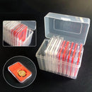 10 Coin Capacity Holder Slabs Storage Box Case For Plastic Portable 1PC w r