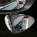 2 In 1 Rear View Mirror Paste And Add Blind Spot Mirror Visible Mirror 2PCS OXL