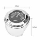 Clock Temp Thermometer Gauge For 22-25mm Motorcycle Motorbike Bicycle H SAW