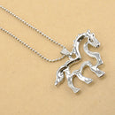 Necklace Chain-Horse Pony Rhinestone Fashion Designer Pendant Gifts Hot WPE