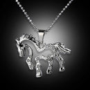 Necklace Chain-Horse Pony Rhinestone Fashion Designer Pendant Gifts Hot WPE