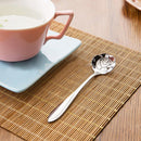 5pcs Stainless Steel Flower Coffee Spoons Tea/Soup Stirring Spoon Shape HGT