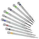 9X Precision Screwdriver Set Watch Flat Blade Slotted Watchmakers Tools  VLY