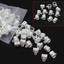Fashion 200x Tibetan Connectors Bails Fit Charm European Bead Bracelet  CZC SFV