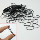 100x Rubber Rope Band Elastic Rubber Ties Braids Plaits Ponytail New