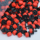 50pcs Adjustable 8-Holes Dripper Drip Irrigation Plant Flow Water Sprinkl OYN