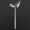 2X Glass Plant Flowers Water Slow Feeders Self Watering Bird Snail Plant Waterer