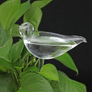 2X Glass Plant Flowers Water Slow Feeders Self Watering Bird Snail Plant Waterer