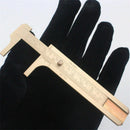 Mini Solid Brass Sliding Gauge Double Scale Vernier Caliper Practial QEB