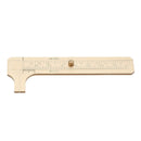 Mini Solid Brass Sliding Gauge Double Scale Vernier Caliper Practial QEB