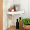 Room Wall Mounted Kitchen Organizer Corner Storage Rack Shampoo Bathro UBV