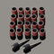 100X 1/2" Sanding Bands +2pcs Sanding Drum Mandrel For Grinder Rotary Tools HOT