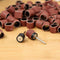100X 1/2" Sanding Bands +2pcs Sanding Drum Mandrel For Grinder Rotary Tools HOT