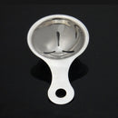 Egg Yolk Filter Separator Hand Holder Cake Cooking Stainless Steel Kitche QDS