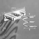 Hair Dryer and Straightener Holder Wall Mounted Metal Bracket with Cable Tidy