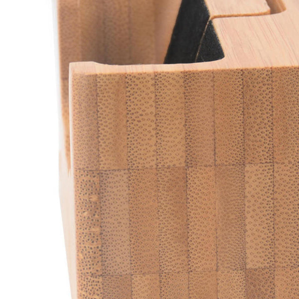 Bamboo Cell Phone Charging Dock Station Charger Holder Stand For Watch RHA NFH