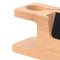 Bamboo Cell Phone Charging Dock Station Charger Holder Stand For Watch RHA NFH