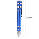 Precision Mini 8 in 1 Slotted Bits Screwdriver Pen Set Repair Tools Useful ICN