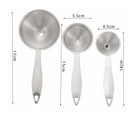 Funnel Small Medium Large Variety Liquid Kitchen Set 3PCS Stainless Steel BTJ