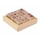 Lovely Diary Pattern Stamp Rubber Cute DIY Writing Art 25pcs a Set Wood USN