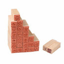 Lovely Diary Pattern Stamp Rubber Cute DIY Writing Art 25pcs a Set Wood USN