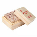 Lovely Diary Pattern Stamp Rubber Cute DIY Writing Art 25pcs a Set Wood USN