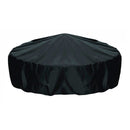 Large Patio Round Fire Pit Grill BBQ Stove UV Dust Cover Waterproof Pro OIN
