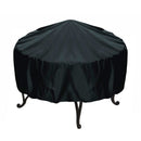Large Patio Round Fire Pit Grill BBQ Stove UV Dust Cover Waterproof Pro OIN