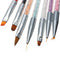 7Pcs Acrylic Nail Art Pen Tips UV Builder Gel Painting Brush Manicure Set  PME