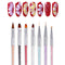 7Pcs Acrylic Nail Art Pen Tips UV Builder Gel Painting Brush Manicure Set  PME