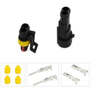 5 Kit 2 Way Pins Waterproof Electrical Wire Connector Plug NEW GRW NMK