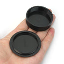 Black Plastic Rear Cover + Body Cap Fit For all M42 42mm Camera & Lens Ed