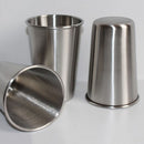 Stainless Steel Beer Mug Single Layer Drink Milk Jug Cup 500ml SNZ