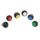 6x Cute Mini Waterproof Dash Locking Momentary ON/OFF Push Button Switc XPC