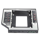 Universal 12.7mm SATA 2nd SSD HDD Hard Drive Caddy for CD/DVD-ROM Optical Bay