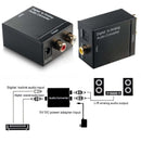 Analog Audio Converter Adapter RCA L/R SPDIF Optical Coaxial Toslink Digital