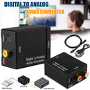 Analog Audio Converter Adapter RCA L/R SPDIF Optical Coaxial Toslink Digital