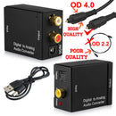 Analog Audio Converter Adapter RCA L/R SPDIF Optical Coaxial Toslink Digital