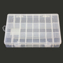 24 Grid Transparent Jewelry Beads Organizer Box Case Storage Container Ho ITJ