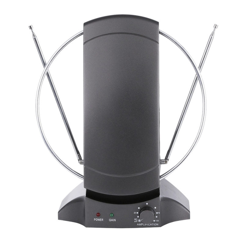 50 Mile Indoor TV Antenna Signal Amplifier Booster Digital TV 1080P ULU JIQ