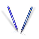 12pcs/Pack 0.5mm 2 Colors Gel Pen Erasable Magic Blue Romove By Friction Gel Ink
