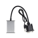 VGA Male To HDMI Output 1080P HD + Audio TV HDTV Video Cable Converter KTE